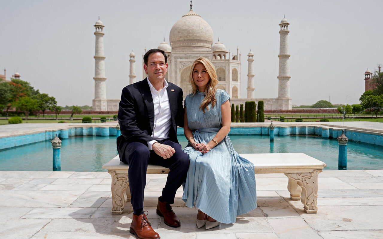 ‘I’m from Miami’ but ‘it’s hot’: Rubio tours India as temperatures soar past 100 degrees