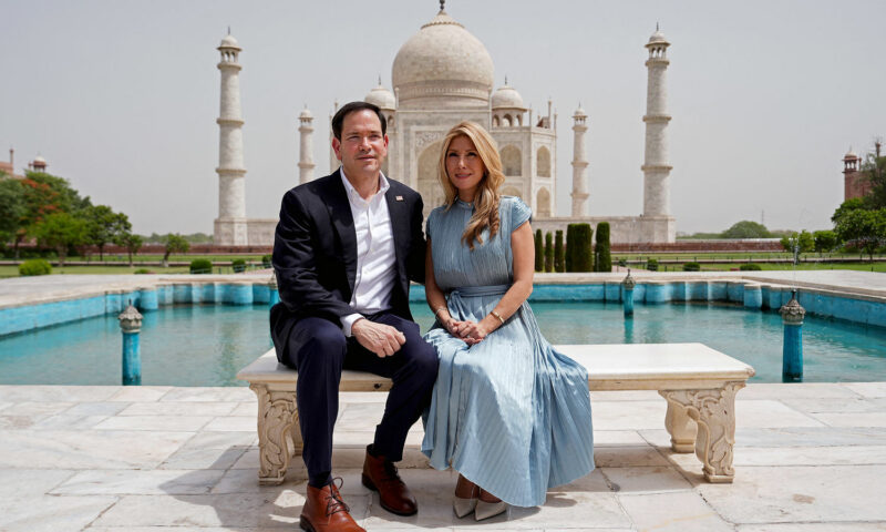 ‘I’m from Miami’ but ‘it’s hot’: Rubio tours India as temperatures soar past 100 degrees