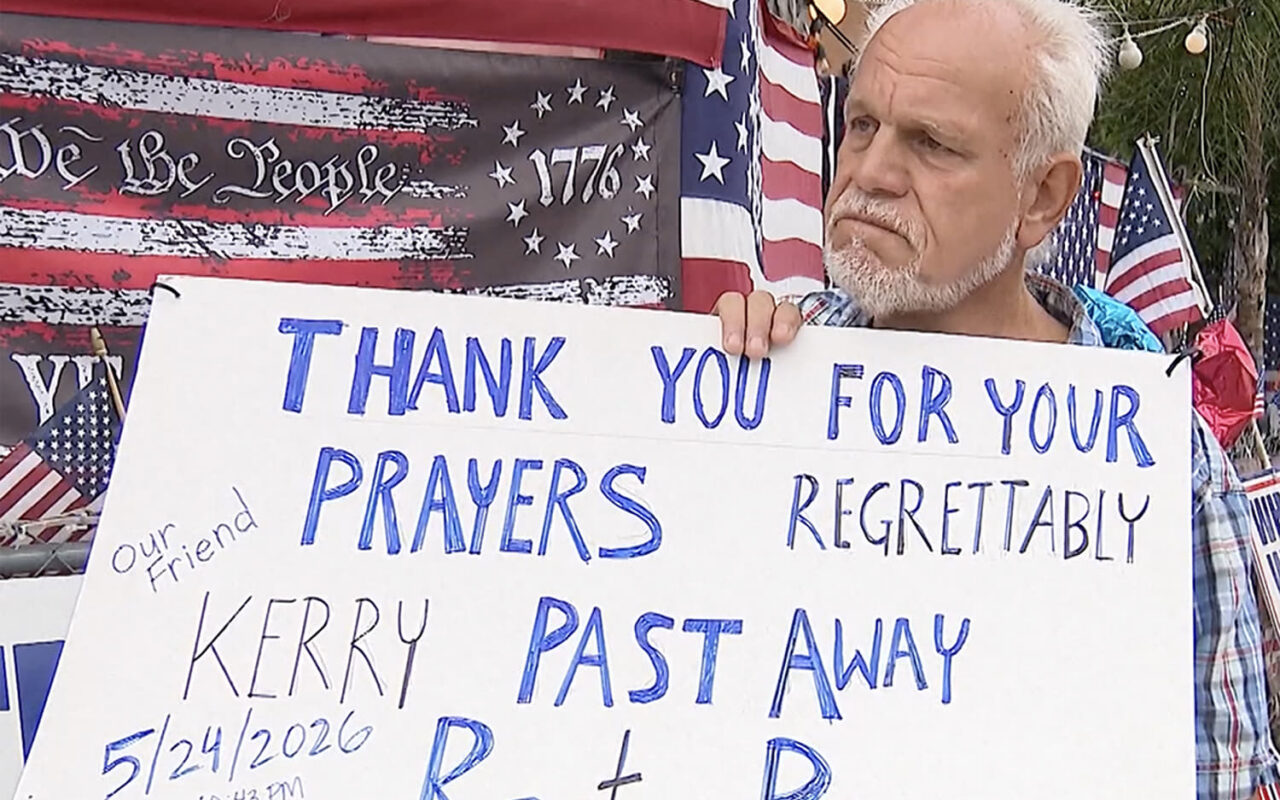 California man known for pro-Trump displays dies after assault outside his home