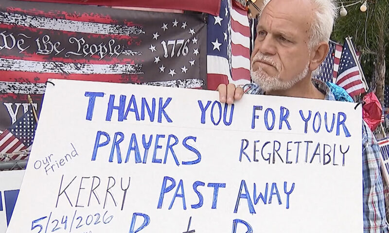California man known for pro-Trump displays dies after assault outside his home