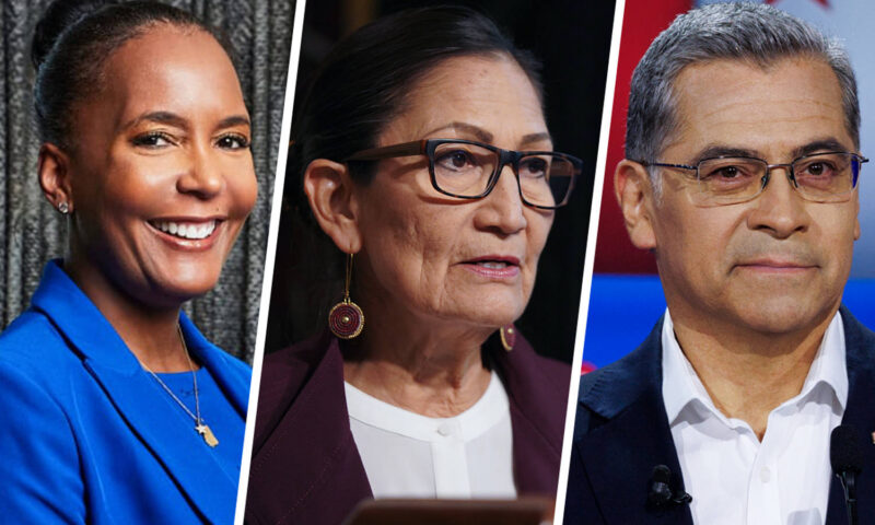 How three governor candidates highlight White House experience but rarely mention Biden