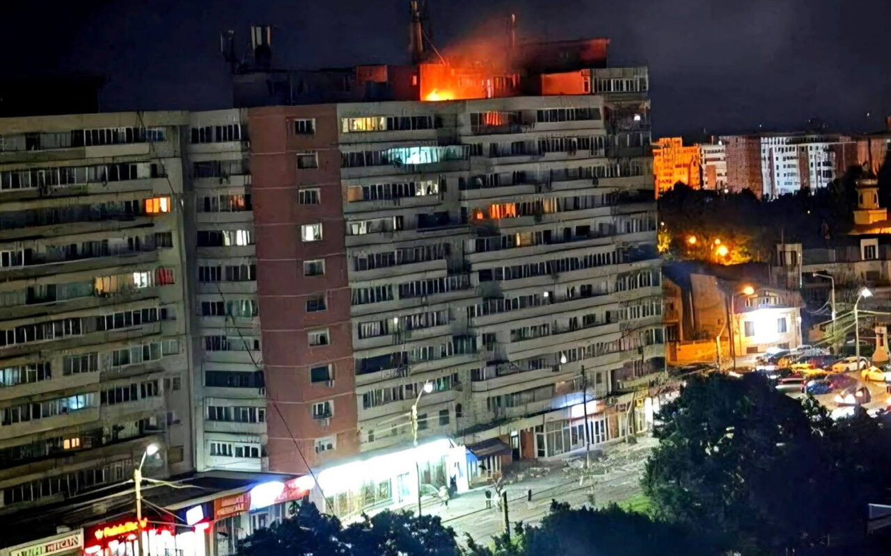 Drone hits Romania apartment block during Russian attack on neighboring Ukraine