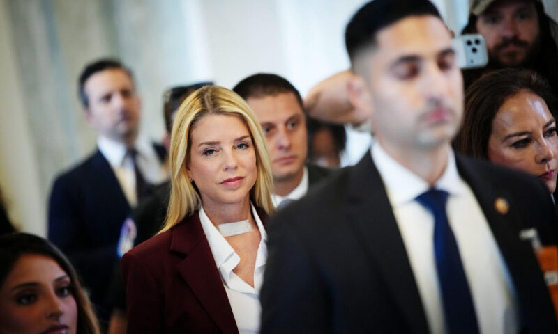 Pam Bondi tells lawmakers ‘redaction errors’ were made in Epstein files release