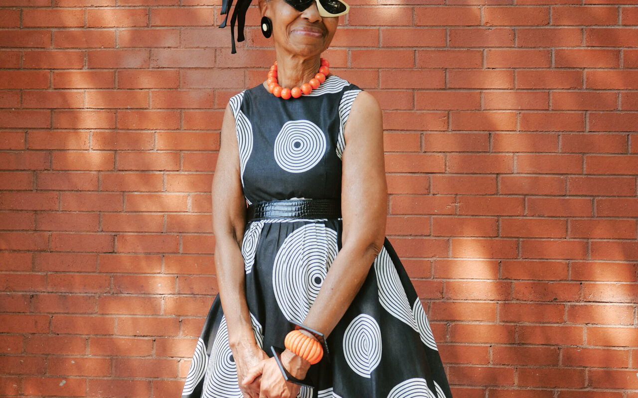 Street Style Look of the Week: A Harlem Doyenne’s Head-Turning Dress