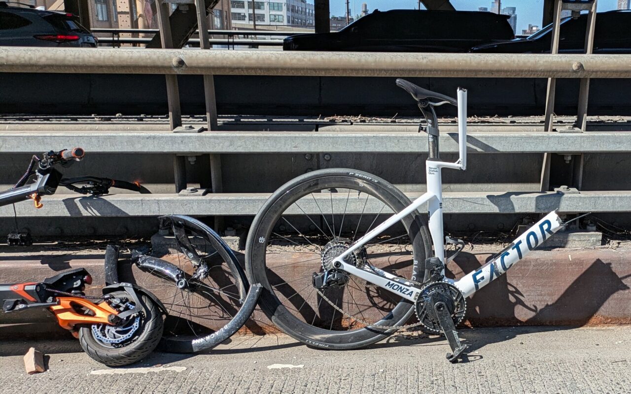 Scooter Rider and Cyclist Are Killed in Head-On Crash on N.Y.C. Bridge
