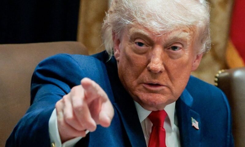 Trump appears to threaten to ‘blow up’ Oman, after question on Iran and Hormuz