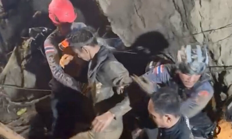 One of Five Gold Miners Is Rescued From Laos Cave After More Than a Week