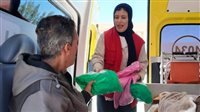الهلال الأحمر المصري يستقبل الدفعة 44 من مصابي غزة عبر معبر رفح