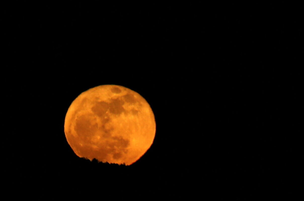 The Blue Micromoon Rises in Sunday’s Early Skies