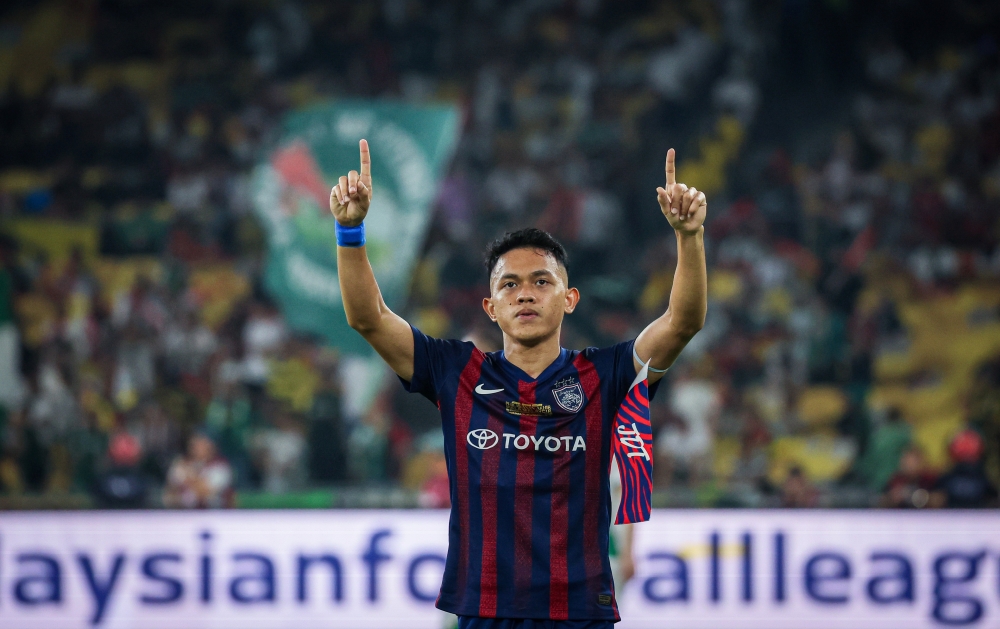 JDT first team to win four consecutive Malaysia Cup titles with 2-0 win over Kuching City FC