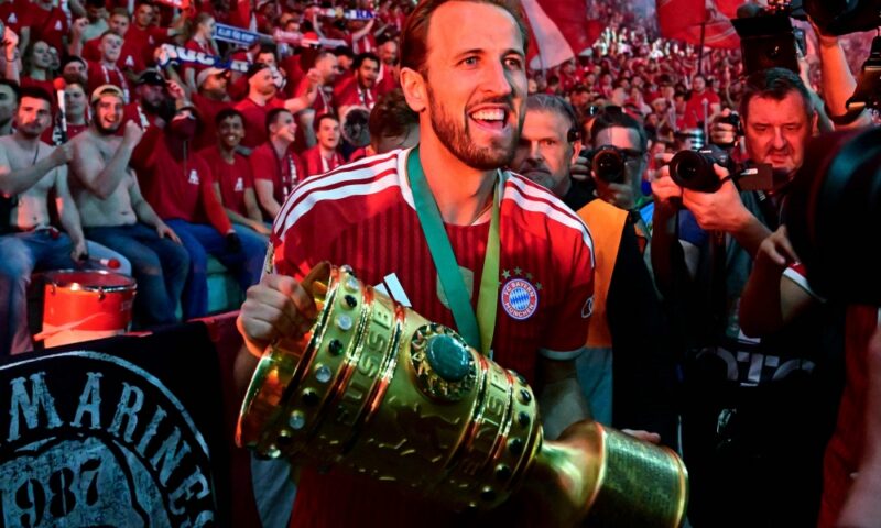 Bayern salute ‘best transfer ever’ Kane after 21st German Cup triumph