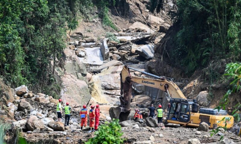 Torrential rain unleashes floods and landslides across Chongqing, leaving three dead and dozens missing
