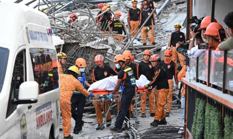 Malaysian among dead after building collapse traps dozens in the Philippines