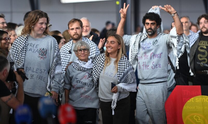 Australian activists back home after Gaza flotilla interception, allege Israeli abuse and sexual assaults