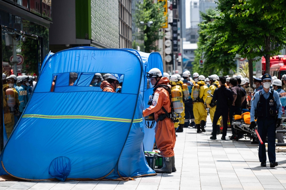 Tokyo mall evacuated after spraying incident injures around 20