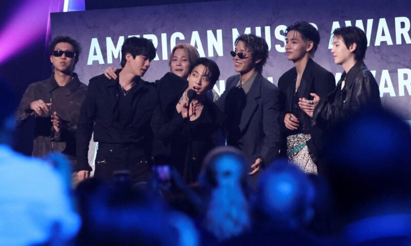 BTS dominate American Music Awards with Artist of the Year win and summer hit ‘Swim’