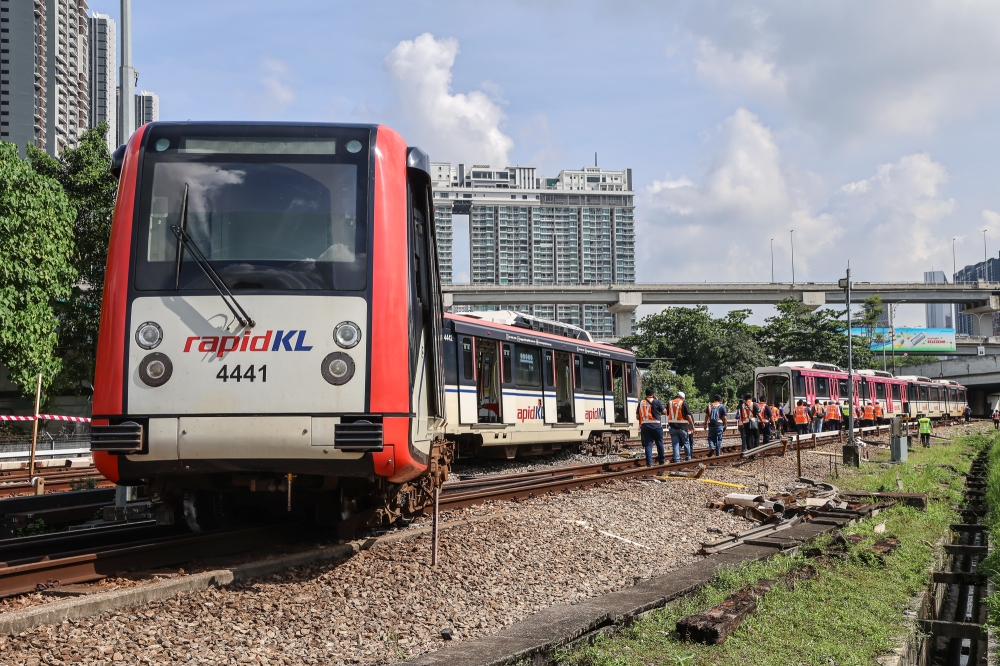 Ampang, Sri Petaling LRT line runs on modified schedule after Chan Sow Lin derailment