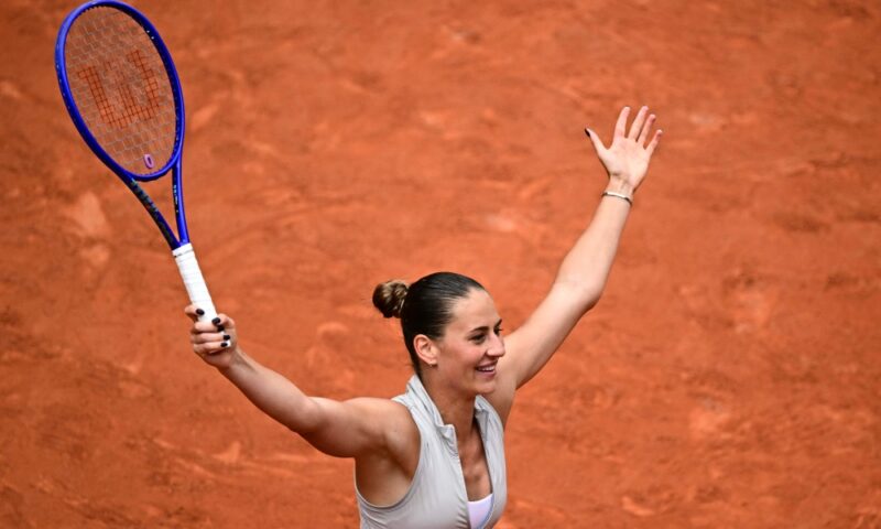 Kostyuk ‘still in shock’ after ending former champion Swiatek’s French Open run in last 16