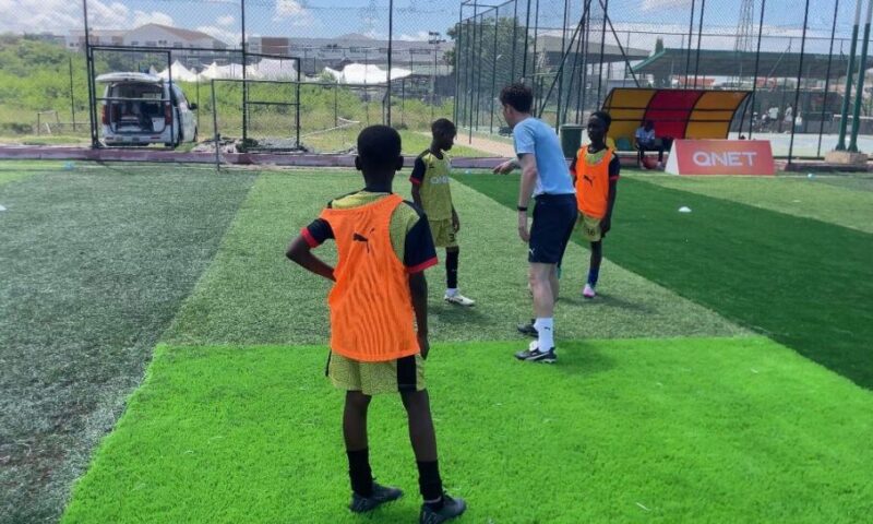 QNET, Manchester City Host Grassroots Football Clinic in Ghana