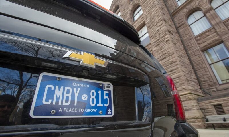 Ford government goes to court to fight FOI disclosure of blue licence plate documents