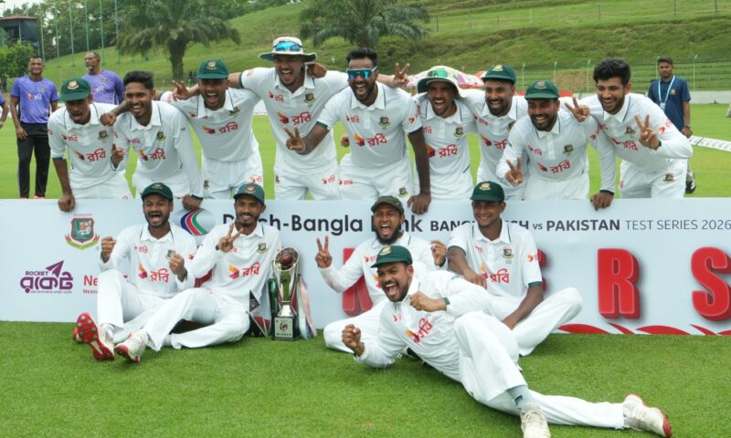 Shanto praises ‘healthy competition’ within bowling unit after series win