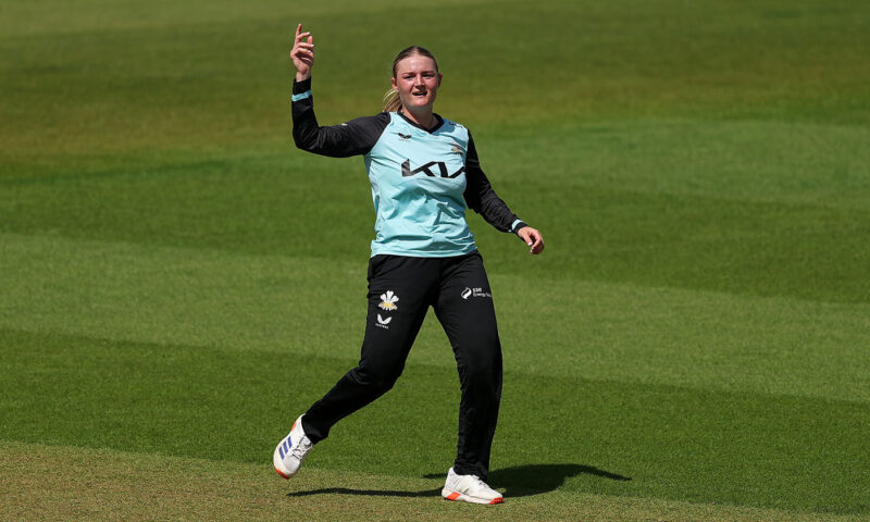 Ryana MacDonald-Gay six-for seals Surrey win in low-scoring thriller