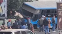 إصابة 14 راكبا في انقلاب مني باص بالمنيا
