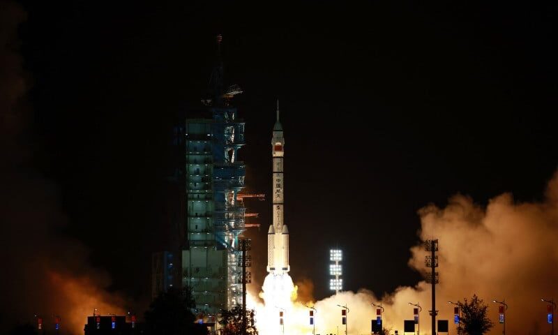 China launches three-person space mission in push for Moon landing