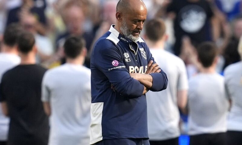 Nuno Espirito Santo apologises to West Ham fans after relegation