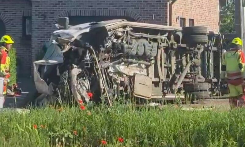 ‘Extremely violent’: 2 teenagers among 4 dead in Belgium after train hits school bus