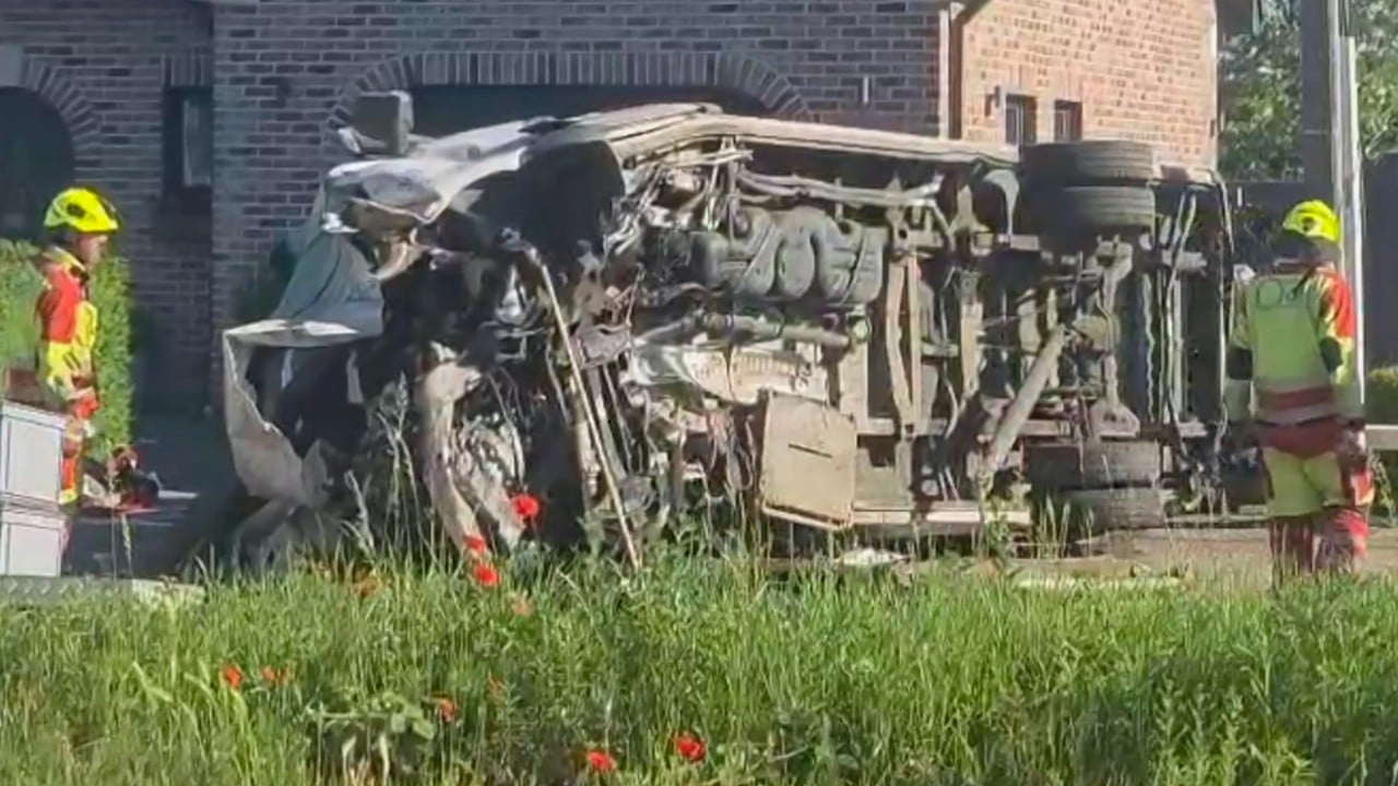 ‘Extremely violent’: 2 teenagers among 4 dead in Belgium after train hits school bus