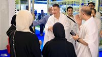 رئيس بعثة حج الجمعيات الأهلية يتفقد مخيمات عرفات