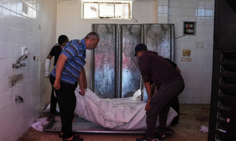 Israeli fire kills parents and their baby in Gaza refugee camp, officials say