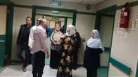 رئيس الشؤون الطبية بالتأمين الصحي يتفقد مستشفى النيل بشبرا الخيمة