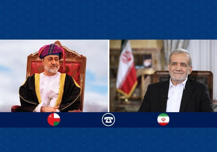 بزشكيان يثمّن الجهود الدبلوماسية لسلطنة عمان لترسيخ استقرار المنطقة