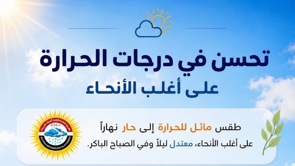 طقس عيد الأضحي.. جو مثالي للفسح والخروجات