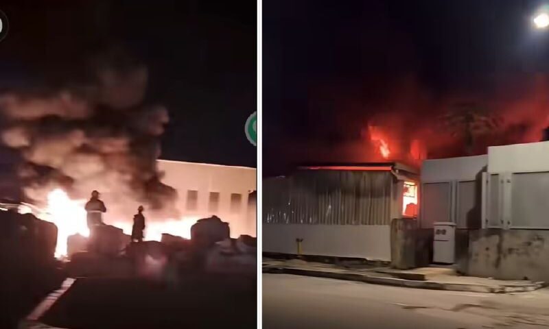 2 factories, workers’ hostel destroyed in Juru fire
