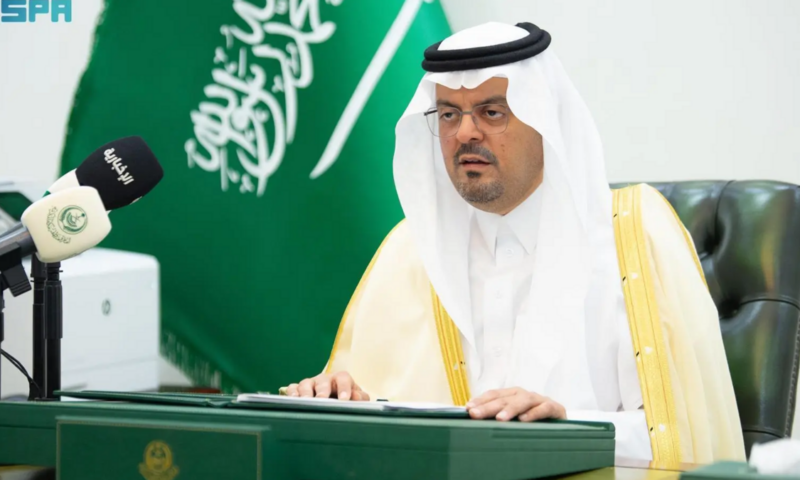 نائب أمير مكة: المملكة سخّرت إمكاناتها كافة للتيسيرعلى ضيوف الرحمن