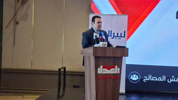 عبد المنعم إمام: حزب العدل لم يدار يوما في الظلام وسنظل ندافع عن الدولة والحريات