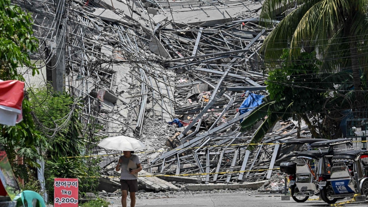 Deadly building collapse shocks Philippine city: ‘like an aeroplane landing’