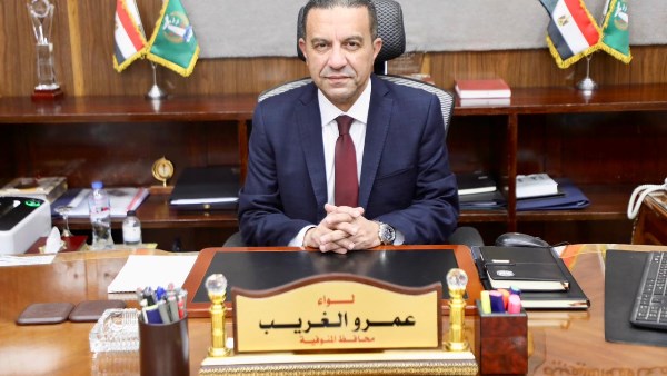 محافظ المنوفية يحيل المختصين عن واقعة تعدي علي أراض زراعية بأشمون للنيابة