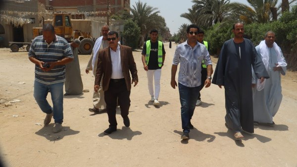 رفع 150 طن قمامة ومخلفات من قرية بياض العرب في بني سويف