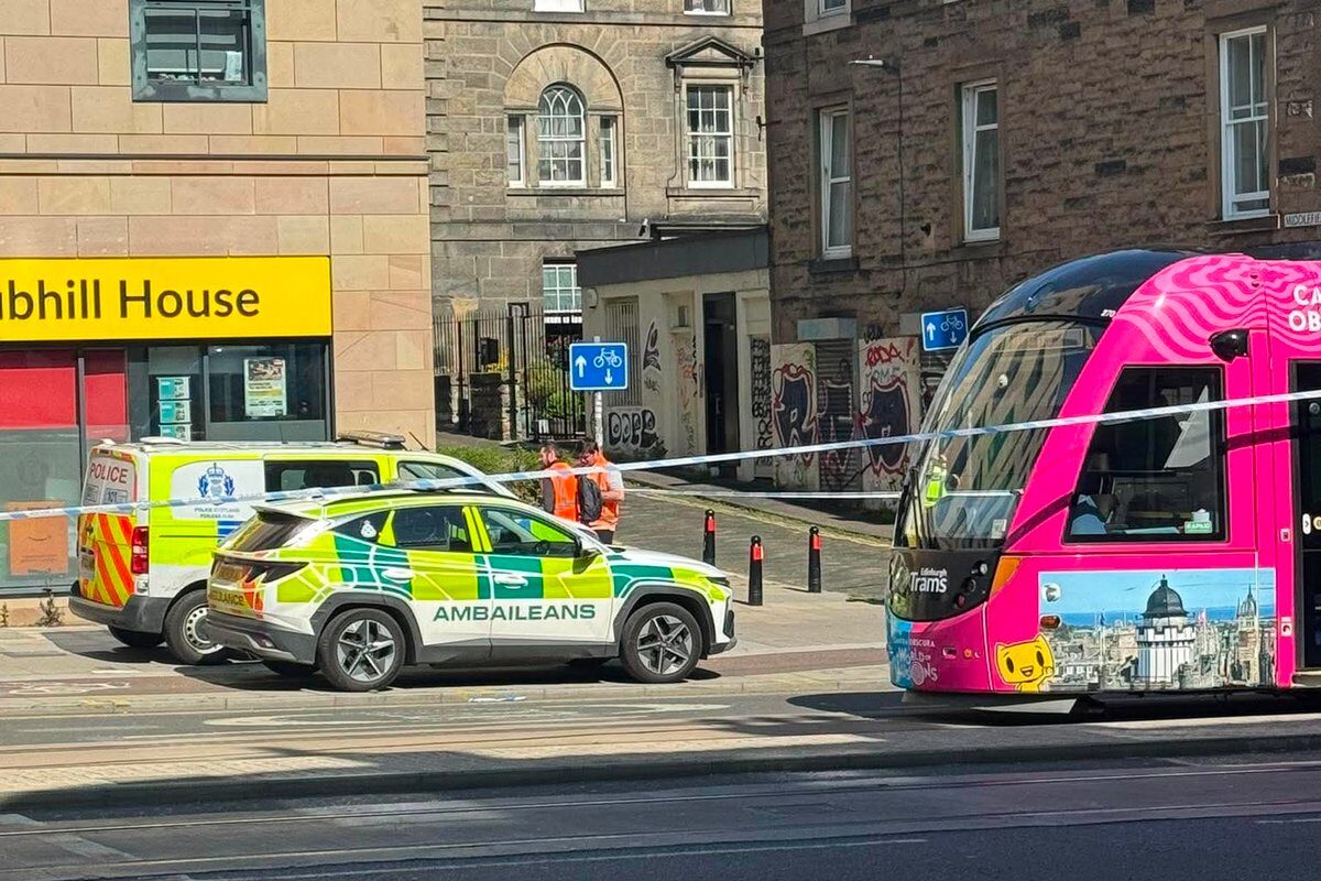 Woman, 19, seriously injured after being struck by tram in Edinburgh