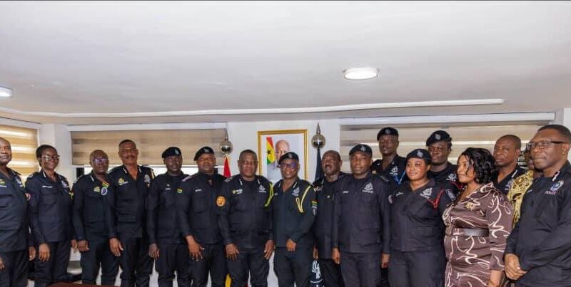IGP promotes five police officers over Kwafokrom GOIL robbery arrest