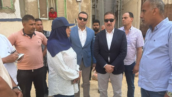 انتهاء أكثر من 50٪ من أعمال التطوير منطقة السيدة نفيسة ببورسعيد