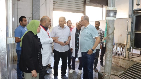 محافظ القليوبية يتفقد مجزر حي غرب شبرا الخيمة للوقوف على استعدادات استقبال عيد الأضحى المبارك