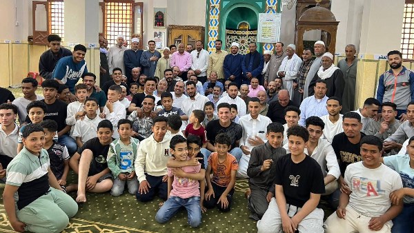 افتتاح المسجد الكبير بقرية منشية قبريط في كفر الشيخ| صور