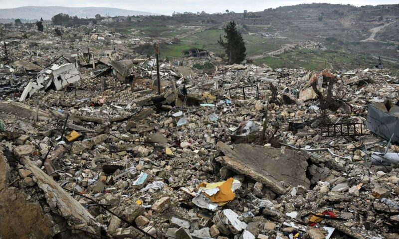 إسرائيل محت بلدات عن الخارطة جنوب لبنان.. صور أقمار توثق