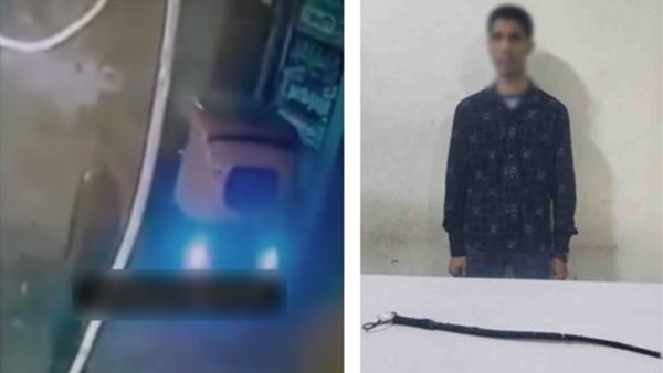 علقة موت.. ضبط شاب تعدى على حماه بعصا خشبية في البحيرة