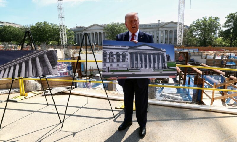 US Justice Department seeks to lift injunction on Trump’s ballroom project after shooting